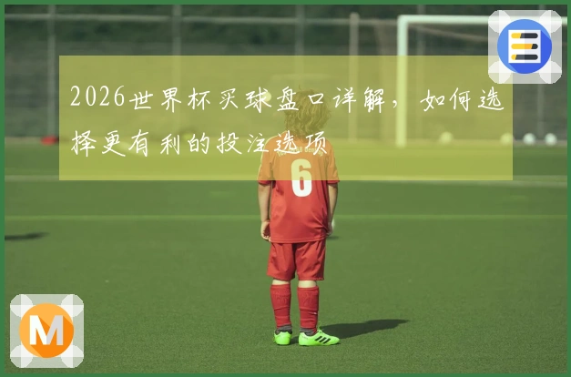 2026世界杯买球盘口详解，如何选择更有利的投注选项