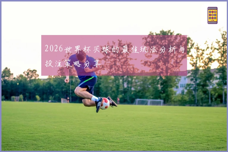 2026世界杯买球的最佳玩法分析与投注策略分享